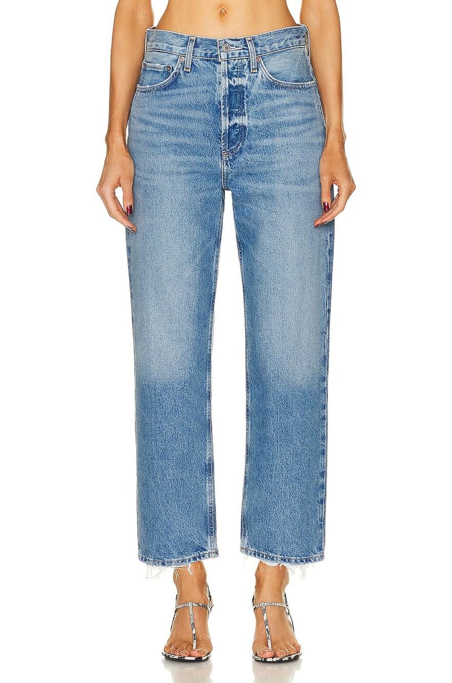 Agolde Vintage Blue 90s Crop Denim Jeans Size 26